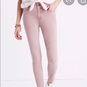 Madewell High Riser Skinny Skinny Crop